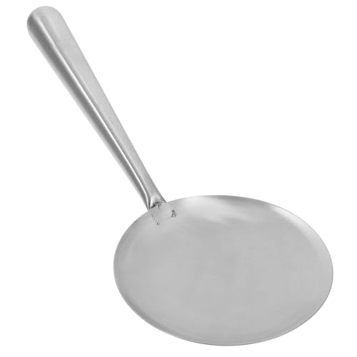 Unomor Stainless Steel Tofu Brain Shovel Versatile Rice Paddle Spoon for Soup Jelly Kitchen Utensil with Stylish Design for Serving Tofu Rice and More