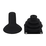 ieron 1 Set Joystick-Controller-Knopf und Gamasche, schwarzes Silikonzubehör für elektrische Rollstühle, Mobilitätshilfe