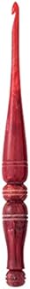 Ommi Ergonomic Handle Crochet Hooks | Handcrafted 7 Crochet Hook | Knitting Needle, Craft Yarn Weave | Best Gift! (Red, 5 mm)