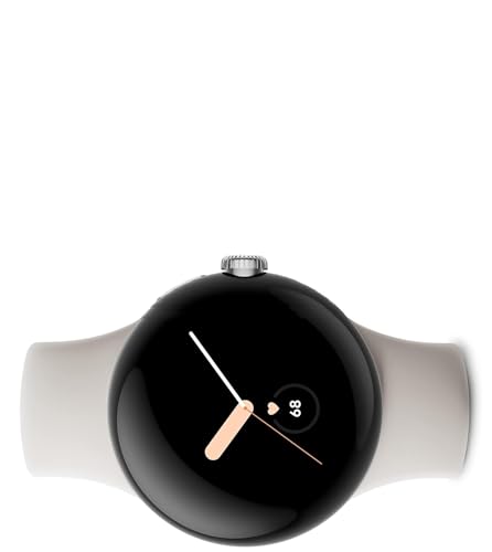 Image of Google Pixel Watch 41mm Smartwatch with LTE WiFi, GPS, BT and Heart Rate Monitor in Bulk Packaging (Silver Chalk Active)