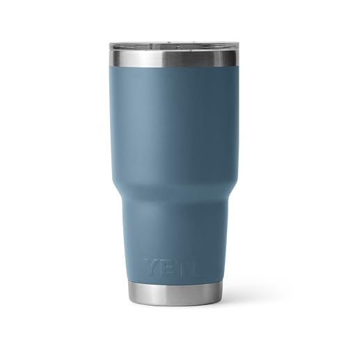 Image of YETI Rambler 30 oz Tumbler, Stainless Steel, Vacuum Insulated with MagSlider Lid, Nordic Blue