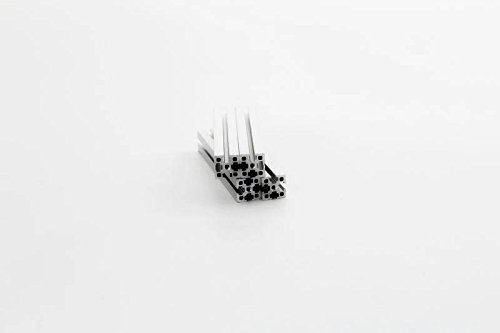 Makerbeam XL Aluminium-Profilstange – 15x15 Mm, 100 Mm Länge, Natur Eloxiert, 4 Stück Für DIY & Konstruktionen