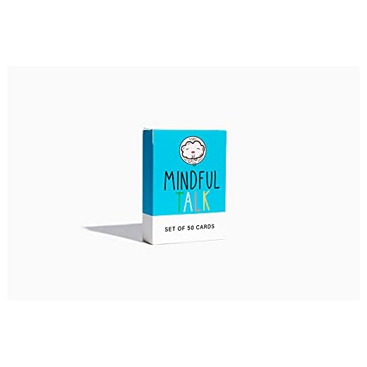 The School of Mindfulness- Mindfulness Game for Kids: Mindful Talk Cards for Children and Parents- for Authentic and Meaningful Conversations