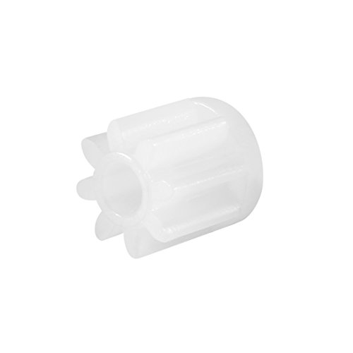 uxcell 30pcs Plastic Gears 8 Teeth 082A Reduction Gear Plastic Worm Gears for RC Car Robot Motor