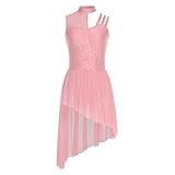 La robe de danse sans manches pour femmes avec des strass brillants égayera n'importe quelle représentation et vous rendra accrocheur dans la foule