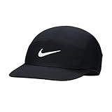 Nike, Unisex, Dri-FIT Fly Unstructured Swoosh Cap, Black/Anthracite/White, SM/MD