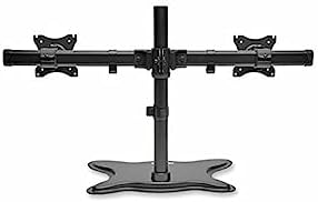 TRIPP LITE DDR1327SDD Dual Monitor Mount Stand, Swivel & Tilt, 13-27 Inch Flat Screen Displays, Desktop Mount, Black (DDR1326SD) image 2
