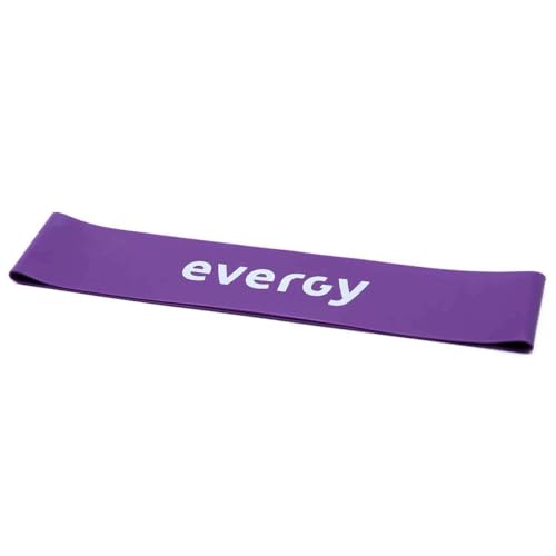 Loops evergy Fitness (Varias Intensidades) Cinta elástica Fitness para Gym en casa. Gomas elasticas musculacion - Cintas elasticas - Bandas elasticas - Minibands (Morado -Intensidad Extra Fuerte)