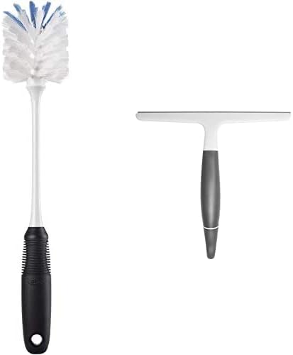 OXO Good Grips Wiper Blade Squeegee & Good Grips Bottle Brush