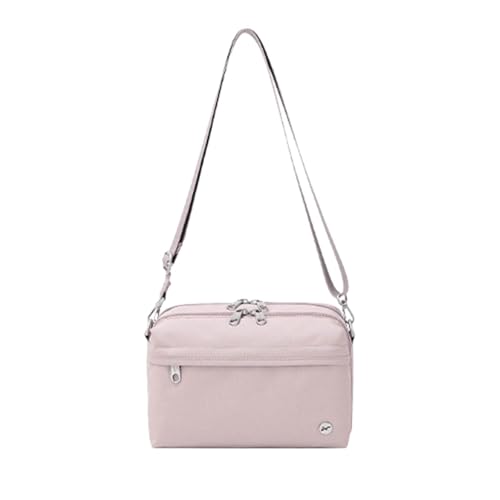 Pochette portable pratique et sac à main femme bandoulière fermeture éclair nylon