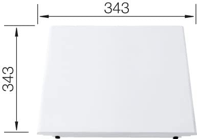 Blanco 225 461 plástico Tabla de cortar Blanco Tabla de cortar accesorios fregadero de cocina