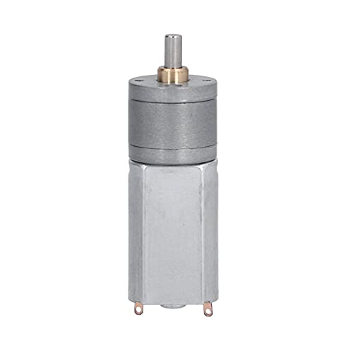 Motor de engranajes Reducción de velocidad eléctrico DC 12V 100RPM, motor de engranajes de metal para válvula de máquina de juguete 20A180, motor duradero de alto torque con carga