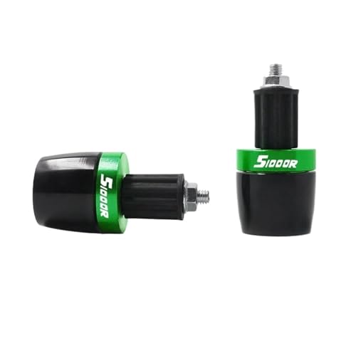 Bouchons de poignée de guidon de moto vert pour protéger votre BMW S1000R