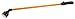 Dramm 14802 One Touch Rain Wand with One Touch Valve, 30-Inch, Orange