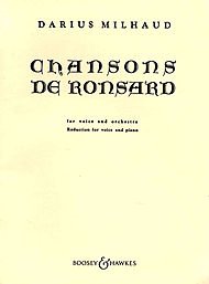 Sheet music Chansons de Ronsard Book