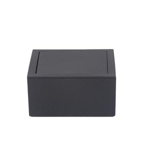 UxicRuya Caja para gemelos, caja para sujetar corbatas, caja de regalo para hombres y mujeres, caja de almacenamiento de joyas, color negro