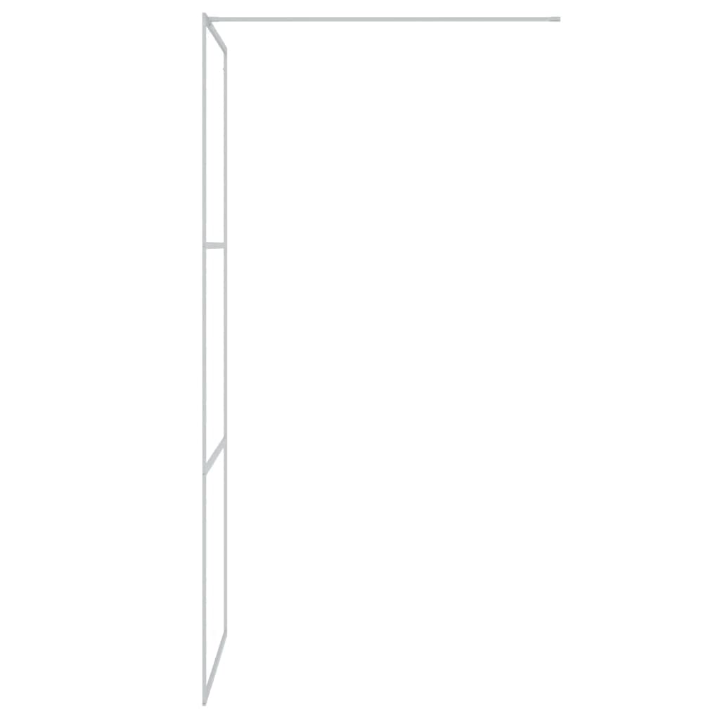 INLIFE Mampara de ducha de cristal templado transparente, 80 x 195 cm, 21,42 kg, 152115