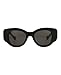 Balenciaga Black Oval Sunglasses – Luxury Designer Eyewear for Women – Exclusive Fashion Accessory with UV Protection – Elegant Oval Frame and Tinted Lenses