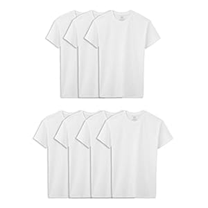 Fruit of the Loom Boys` 5pk White Crew