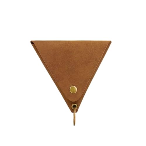 Monedero de piel sintética, monedero triangular, bolsa de almacenamiento para...