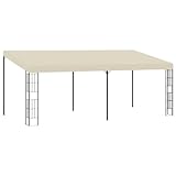 Realizzato con un telaio in acciaio verniciato a polvere, questo gazebo è resistente e robusto