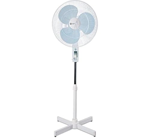 Orient Electric STAND 31 400 mm Anti Dust 3 Blade Pedestal Fan (CRYSTAL White, Pack of 1)