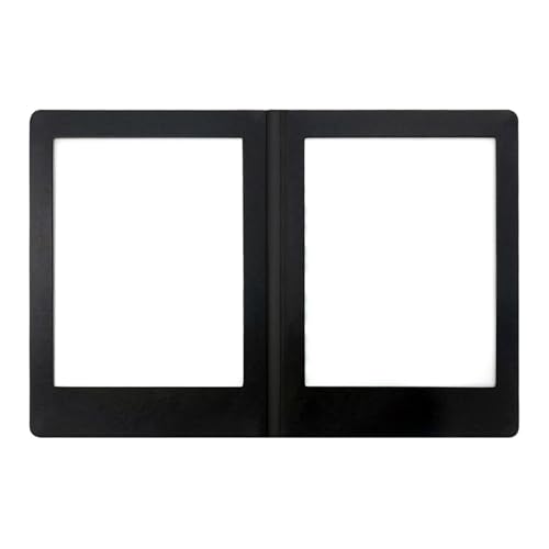 Couvertures de menu LED A4 double panneau en cuir PU pour restaurant