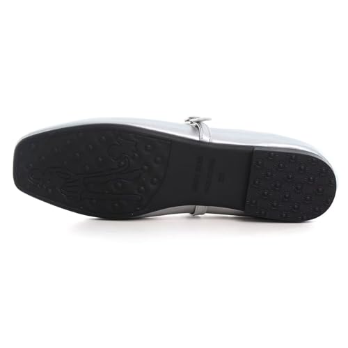 Image of LUXINYU Women's Slip on Flats,Classy Round Toe Solid Classic Mary Jane Ballet Dance Shoes Soft Comfortable PU Flat Shoes