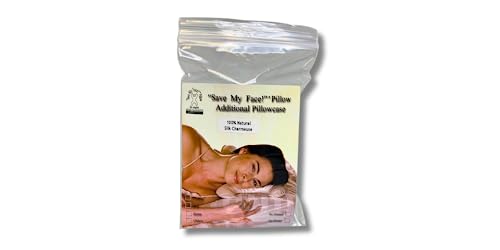 SAVE MY FACE! PILLOW THE ORIGINAL ANTI-WRINKLE PILLOWETTE Additional Le Grand Pillowcase (White, Silk)