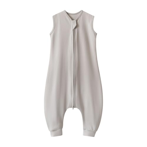 Toddler Sleep Sack Feet，100% Cotton Solid Color Baby