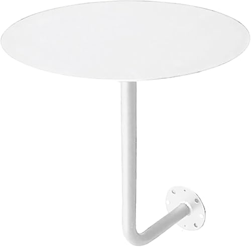 Table d'appoint en fer moderne blanche en forme de L élégante