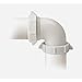 Plumb Pak 47WK Coupling Elbow, White, 1.5 Inch