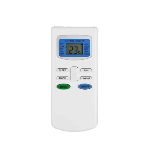 1 Unidad De Control Remoto CA Repuesto GYKQ-03 for Aires Acondicionados Soleus-Air Orbegozo Conia Compatible con ACTR-70 ACTR-90 FW3-2500 FW3-30