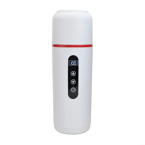Hervidor eléctrico portátil 500ml para auto con pantalla LCD miniatura 1
