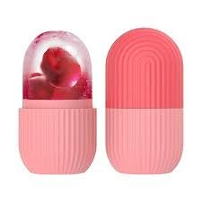 BESTHOT Ice Roller for Face & Eye Puffiness Relief, Beauty Ice Facial Rollers Mold Facial Icing Massage Beauty Skin Care Tools for Brighten Lubricate Shrink Pores Remove Fine Lines (Pink)