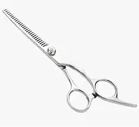 Tesoura Cabelo Profissional, Tesoura para Cortar Cabelo Fio A Laser E Desbastadora para Barbeador E Cabelereiro(Desbastadora)