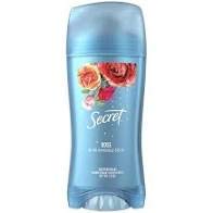 Secret Solid Antiperspirant Deodorant, Rose, 2.6 Oz (Pack of 6)