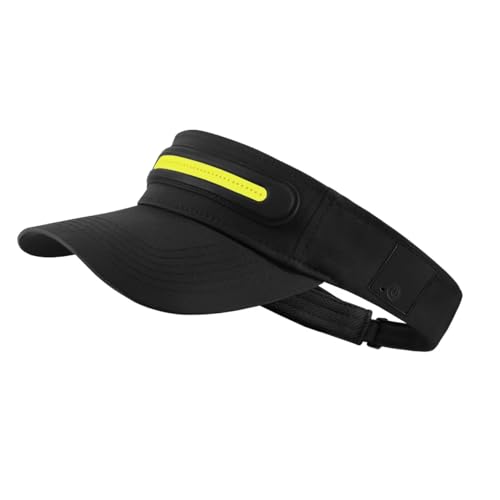 Gorra de béisbol con parte superior vacía con luz LED, recargable por USB, 3 tipos de ajustes de brillo, gorro luminoso para exteriores, gorra de iluminación nocturna, adecuada para pesca, correr
