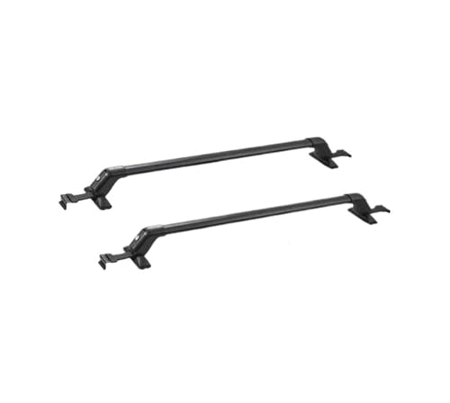 Barras portaequipajes techo universales ajustables de aluminio de 155 LB para coche y SUV