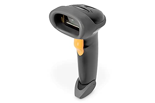 DIGITUS 1D Barcode Scanner Bi-Directional 200 Scans/sec 2m USB RJ45 Cable