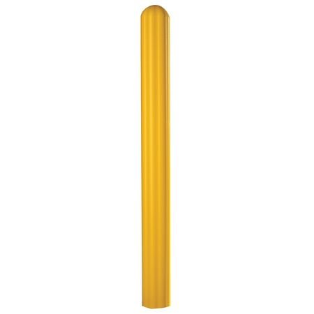 Post Sleeve, 4 In Dia., 56 In H, Yellow