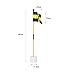 kowaku Golf Putting Green Flag and Hole Cup, Practice Putting, Gifts, Fiberglass Flagpole Golf Flagpoles for Yard, Golfing Men Women, Yellow Black