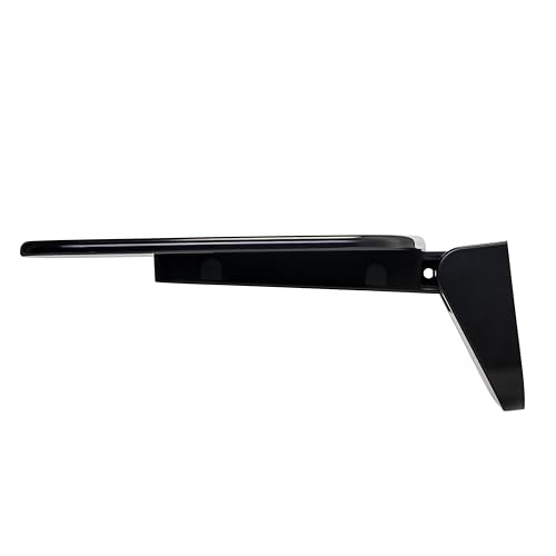 Siège de douche mural pliable noir pour salle de bain - 8