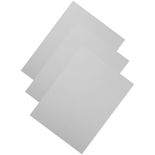 NOLITOY Carteles de Aluminio para Sublimación 20X30Cm 3 Unidades Color Plata Perlada Soporte para Fotos y Uso en Hogar o Eventos