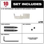 SmartSavor Compatible with Milwaukee 48-25-5340 2-1/8 in. 10 Pack Replacement Blade