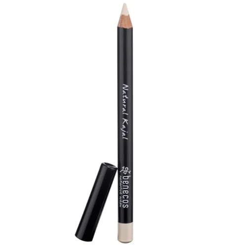 Benecos - natural beauty 90801 - lápiz kajal - vegano - sin talco - blanco