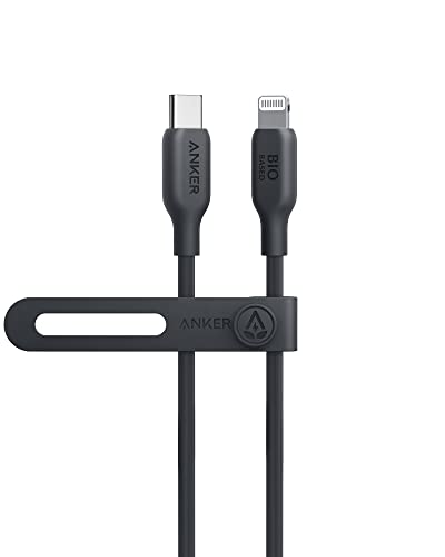 Anker USB-C auf Lightning Kabel, 541 Kabel (Phantomschwarz, 90cm), MFi zertifiziert, Bio Schnellladekabel f&uuml;r iPhone 14 14 Pro 14 Pro Max 13 13 Pro 12 11 X XS XR 8 Plus (Ohne Netzteil)