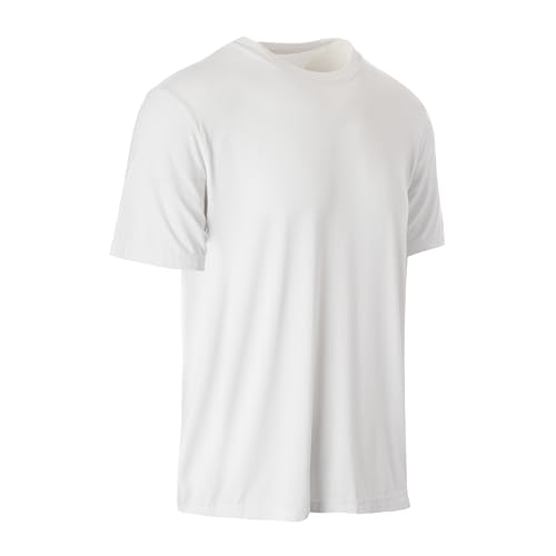 Chill Boys Soft Viscose from Bamboo T-Shirt for Men with Short Sleeve - Plain T-Shirt with Cool Performance and Crew Neck Tee2