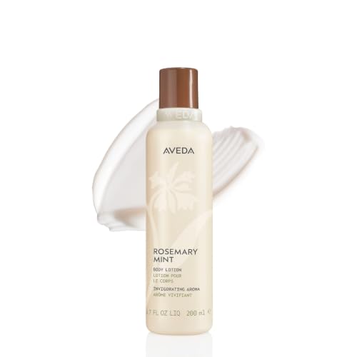 Aveda Rosemary Mint Body Lotion | Lightweight Cooling Lotion with Menthol | with Invigorating Aroma of Certified Organic Peppermint & Rosemary 6.7 Fl Oz