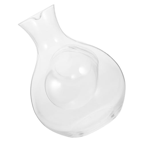 ELAYARD Carafe à Liqueur Japonaise En Verre Transparent 500 Ml, Aérateur De Vin Et Whisky, Pour Maison Et Dégustation, Design Épuré Et Convivial, Service De Boissons